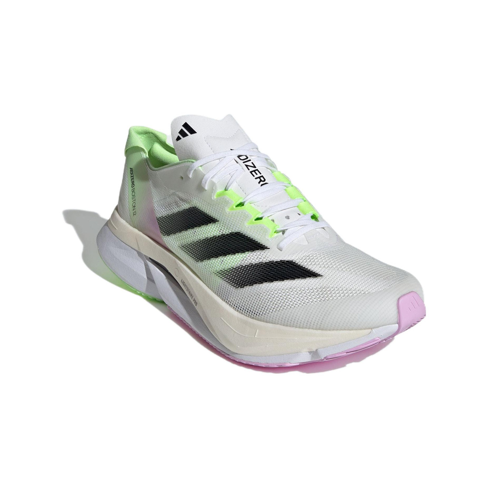 Adidas Adizero Boston 'White / Black / Green' Мужские