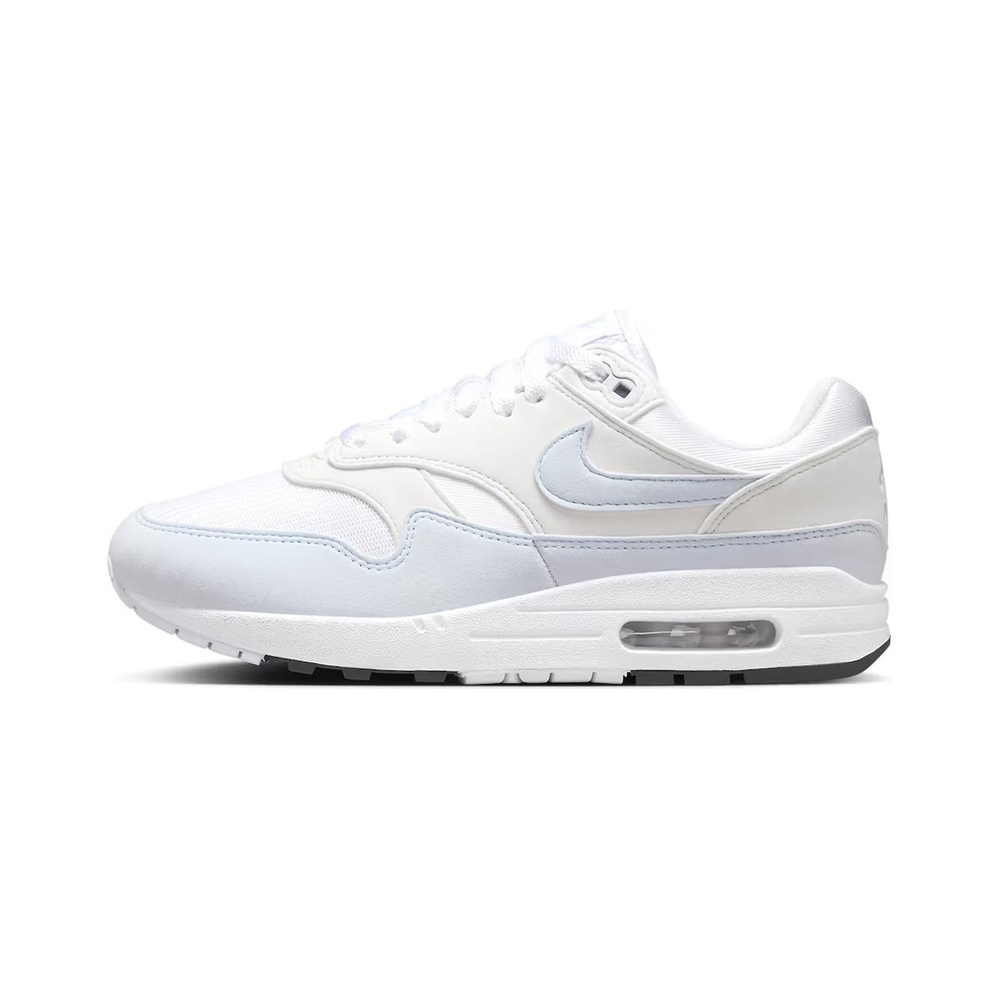 Nike Air Max 1 'White / Gorge Green / Metallic Silver' Женские