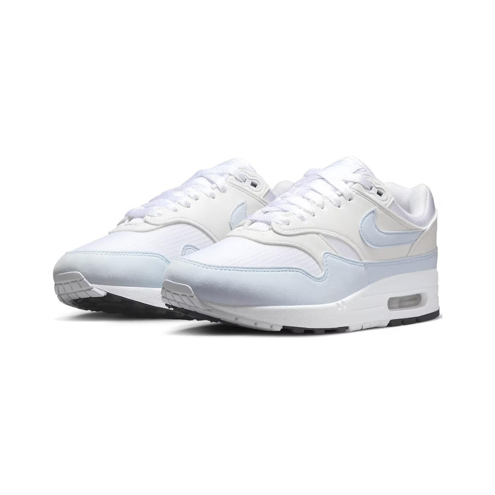 Nike Air Max 1 'White / Gorge Green / Metallic Silver' Женские