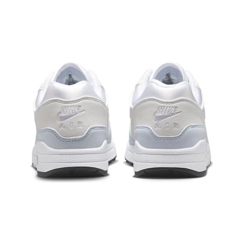 Nike Air Max 1 'White / Gorge Green / Metallic Silver' Женские