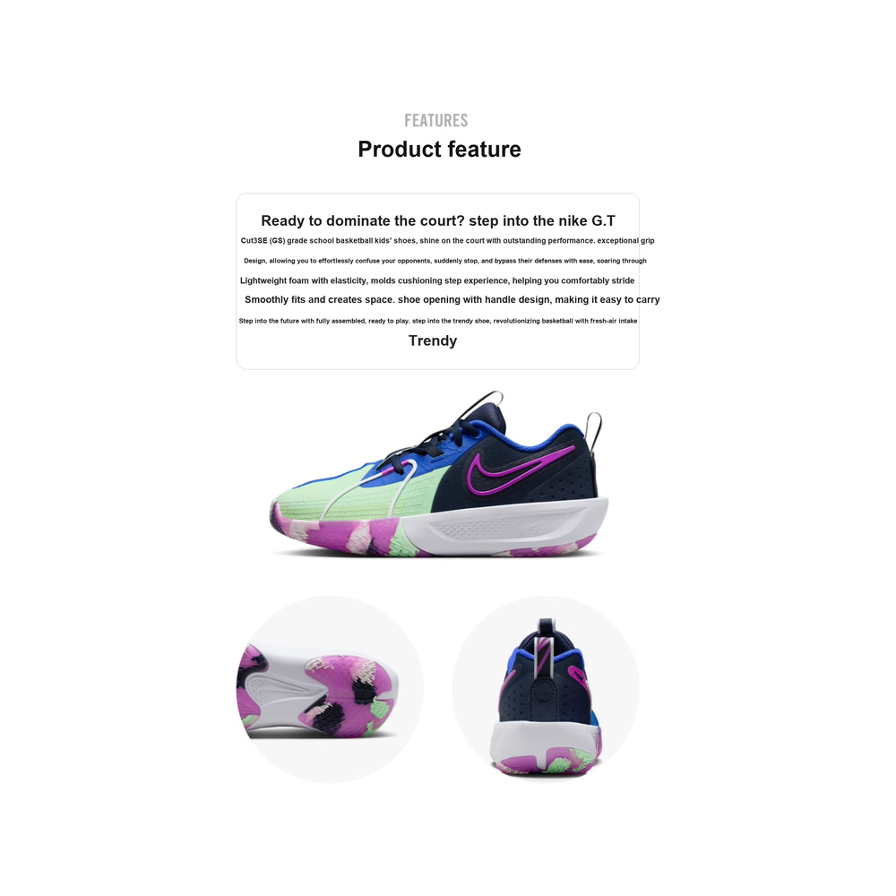 Nike GT Cut 3 'White / Hyper Royal / Deep Royal / Pure Platinum' Унисекс