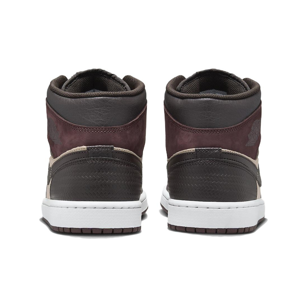 Air Jordan 1 Mid 'Light Orewood Brown / Gum Yellow / Sail' Мужские