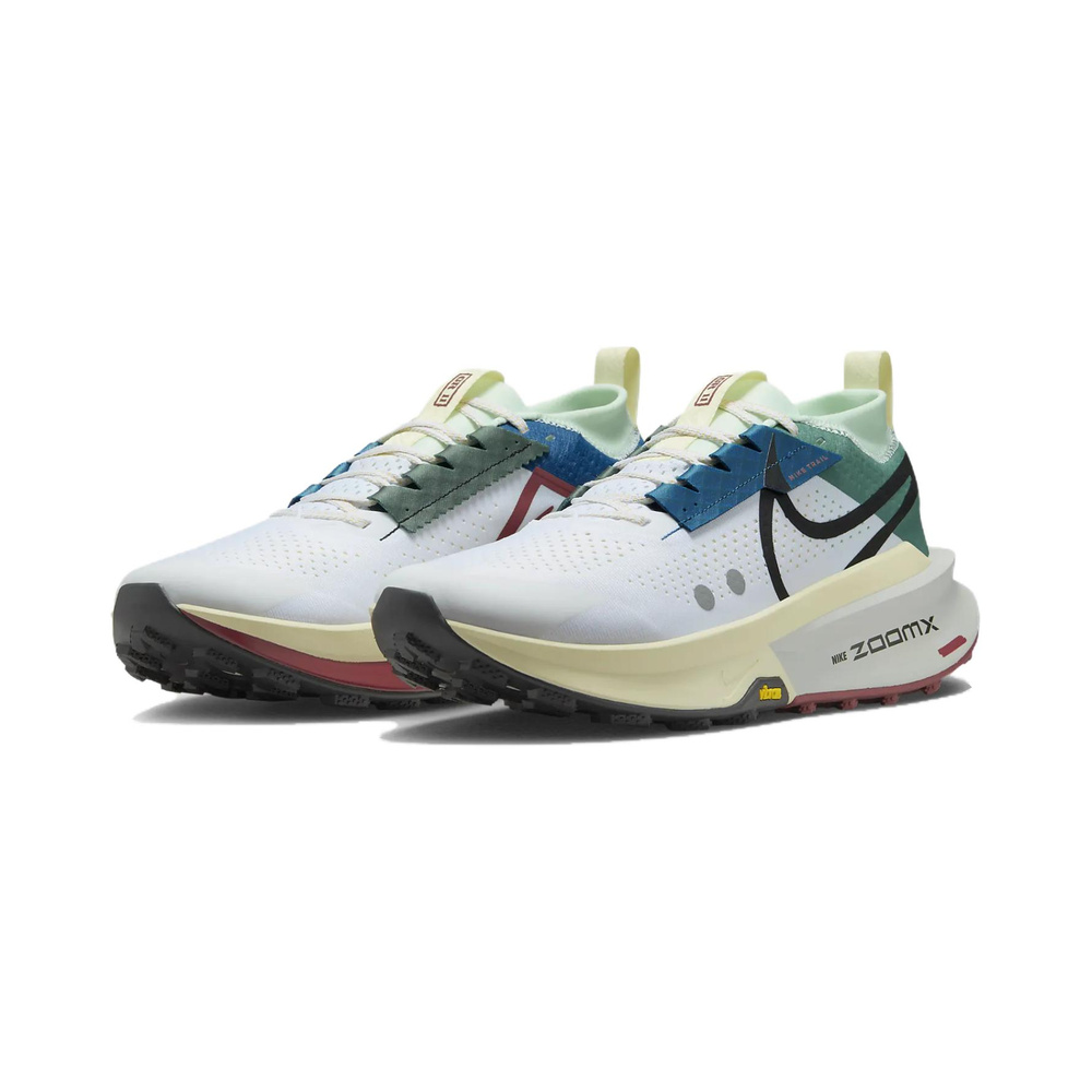 Nike Zegama 2 'White / Grey Fog / Iron Grey / Metallic Silver' Мужские