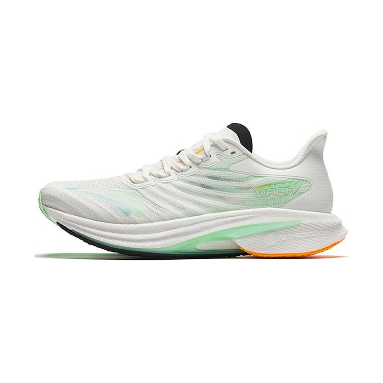 Hoka Mach 'White / Core Black / Green' Мужские