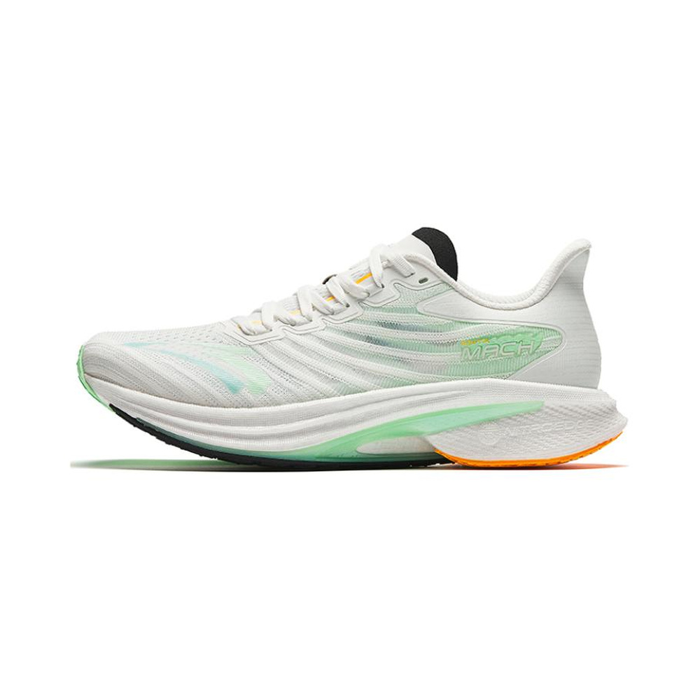 Hoka Mach 'White / Core Black / Green' Мужские