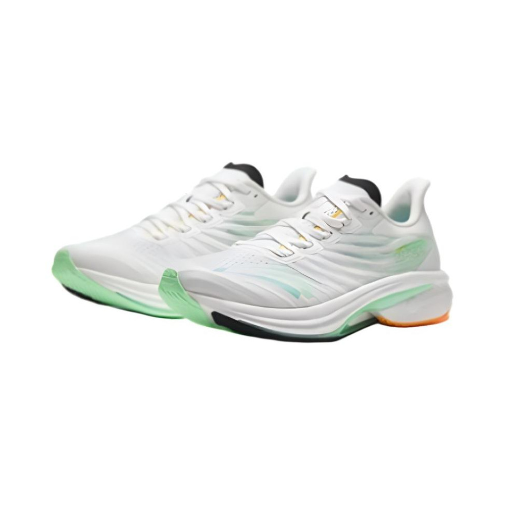 Hoka Mach 'White / Core Black / Green' Мужские