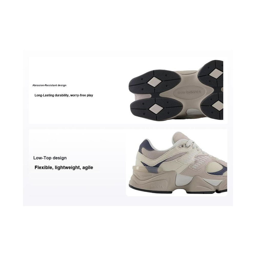New Balance 9060 'White Grey' Унисекс
