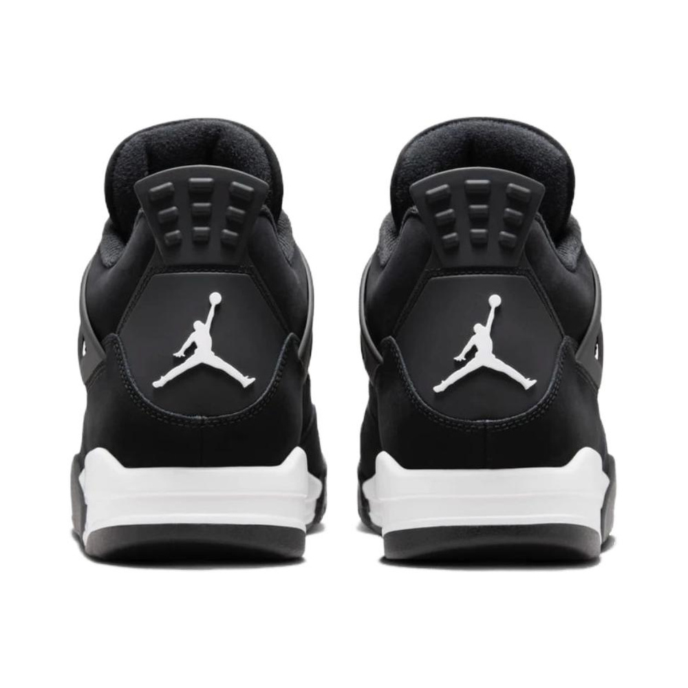 Air Jordan 4 'Black / Hyper Crimson / White / Chrome' Мужские