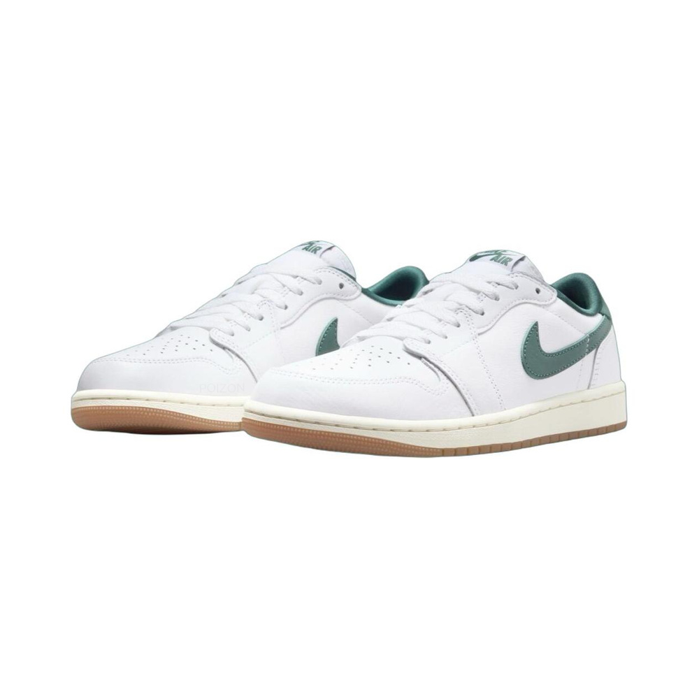 Air Jordan 1 Low 'White / Light Smoke Grey' Женские