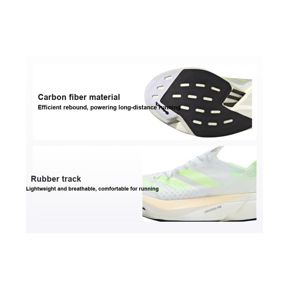 Adidas Adizero Adios 'White Neon Green' Мужские