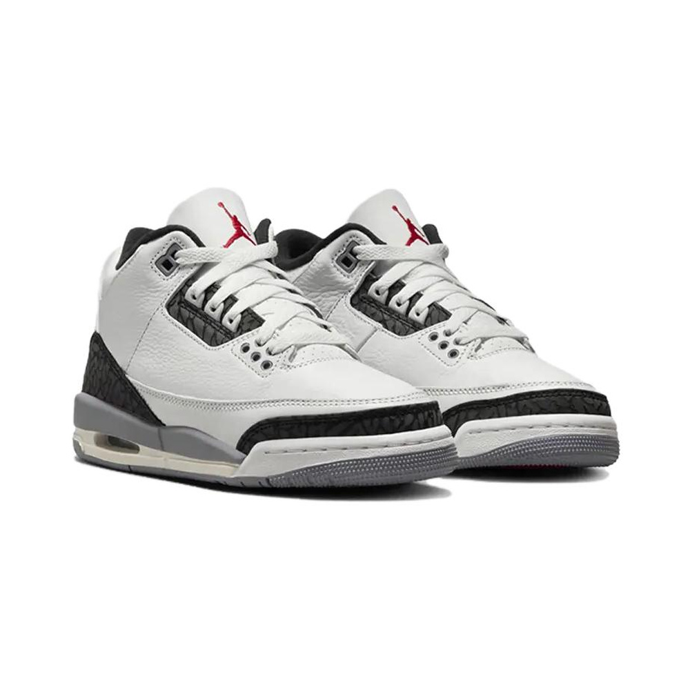 Air Jordan 3 'Black / Dark Grey / White' Мужские