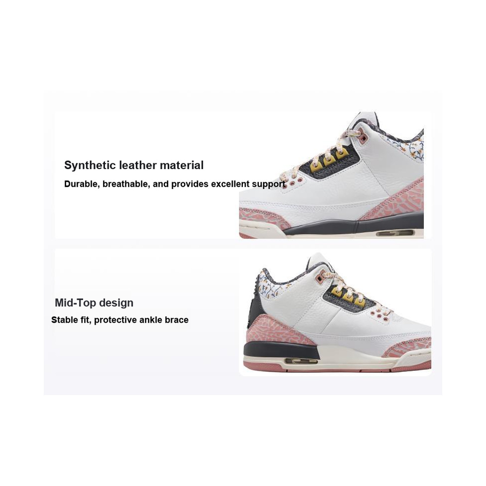 Air Jordan 3 'White / Orange Frost' Мужские
