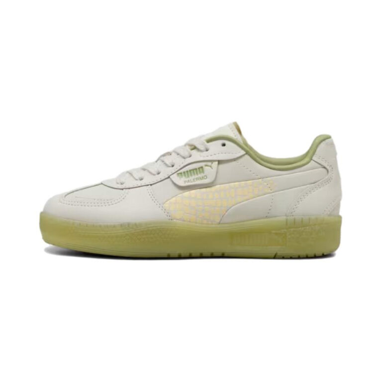 Puma Palermo 'Light Grey / Yellow Green' Женские