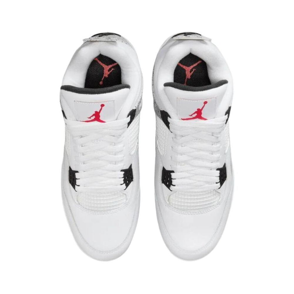 Air Jordan 4 'Summit White / Black / White / Metallic Silver' Мужские