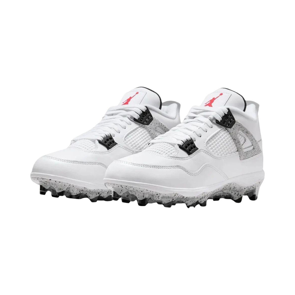 Air Jordan 4 'Summit White / Black / White / Metallic Silver' Мужские