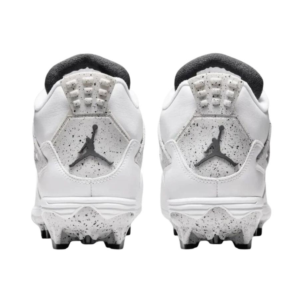 Air Jordan 4 'Summit White / Black / White / Metallic Silver' Мужские