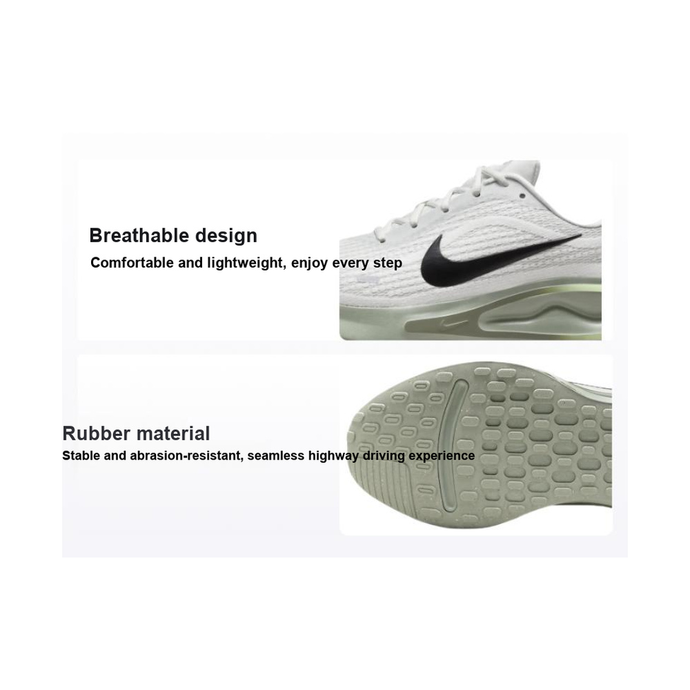 Nike Journey Run 'White / Light Smoke Grey / Sail / Metallic Silver' Мужские