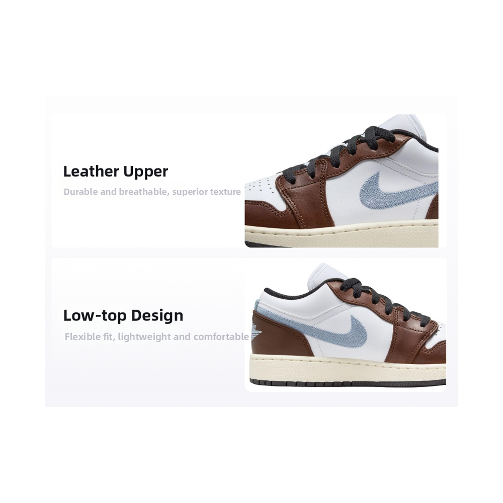 Air Jordan 1 'Sail / Light Chocolate / Gum Dark Brown / British Khaki' Мужские