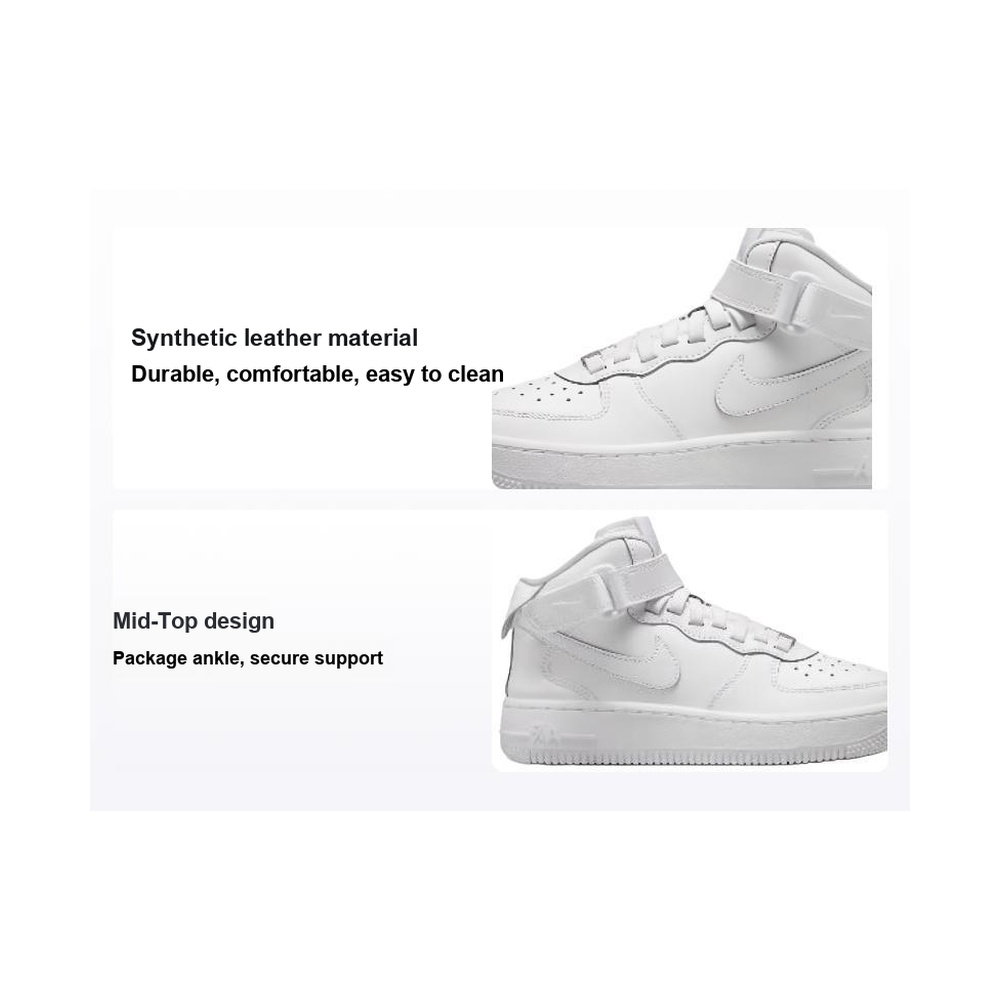 Nike Air Force 1 'White / Sail / Phantom / Metallic Silver' Унисекс