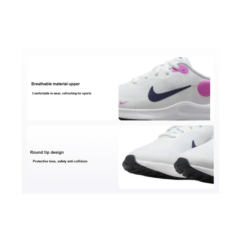 Nike Revolution 7 'Blackened Blue / Mineral Yellow' Унисекс