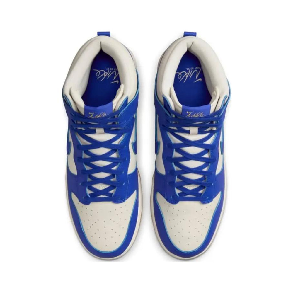 Nike Dunk High 'Phantom / Pale Ivory / Gum Yellow / Racer Blue' Мужские