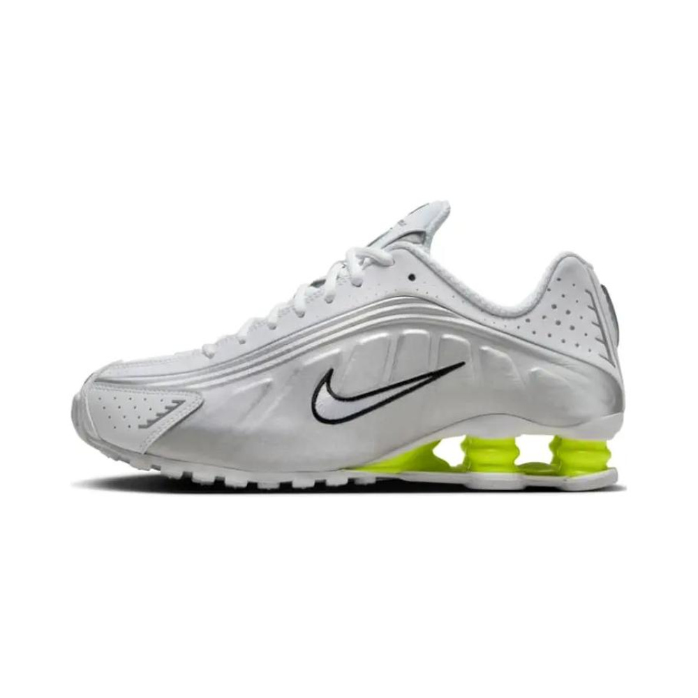 Nike Shox R4 'Grey Fog / Off White / Spruce Aura / Grey Fog' Женские