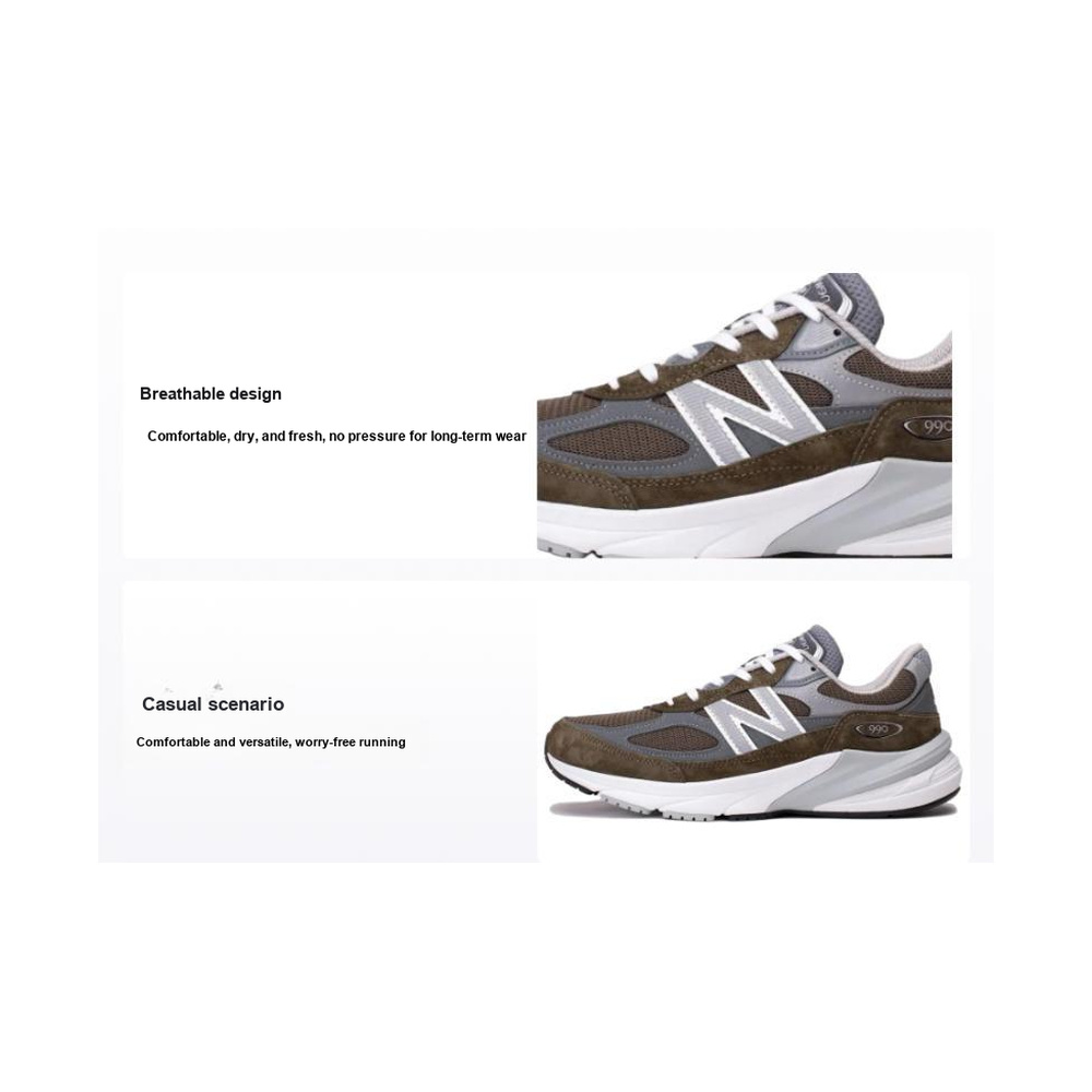 New Balance 990 V6 'Olive Green / Dark Grey' Мужские