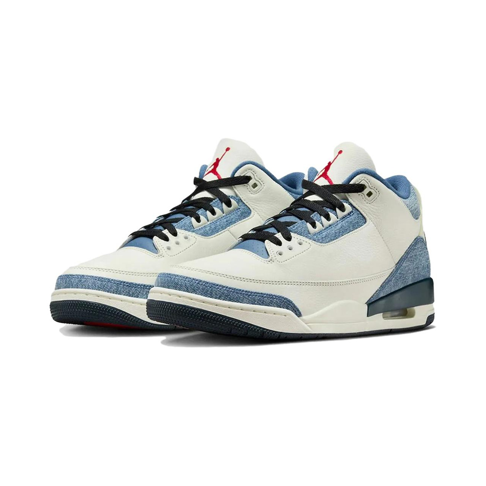 Air Jordan 3 'Coast / College Navy / White' Мужские