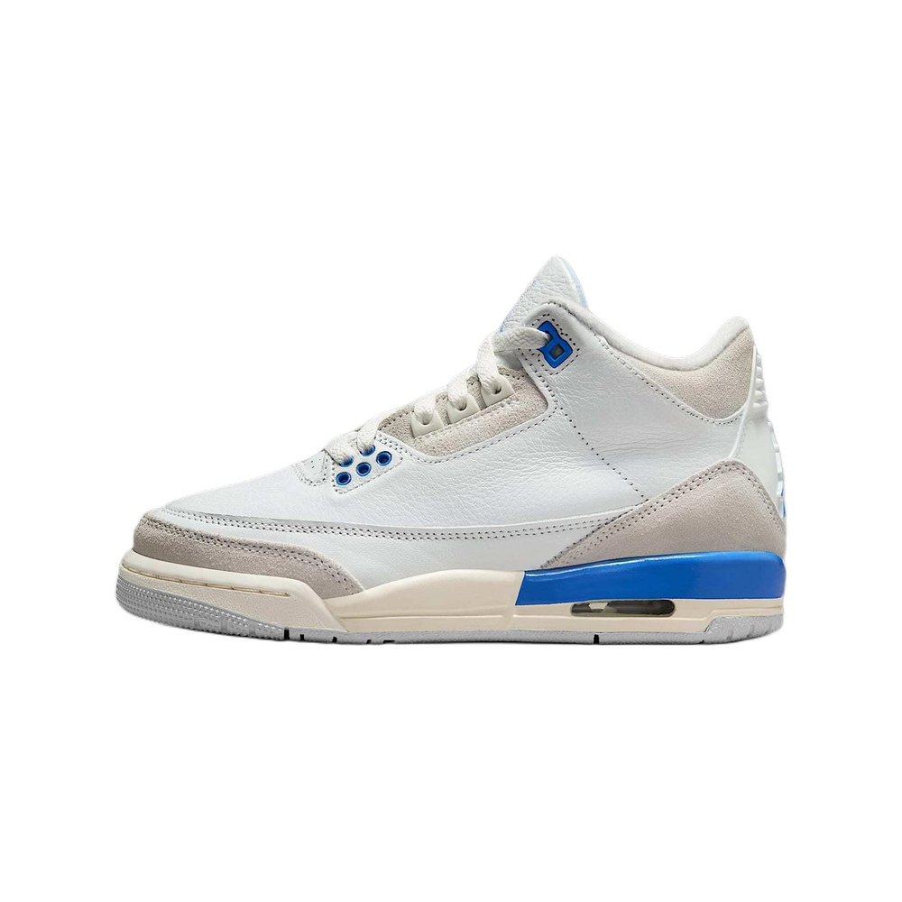 Air Jordan 3 'White / Sail / Phantom / Metallic Silver' Унисекс