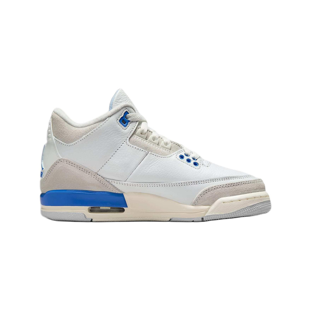 Air Jordan 3 'White / Sail / Phantom / Metallic Silver' Унисекс