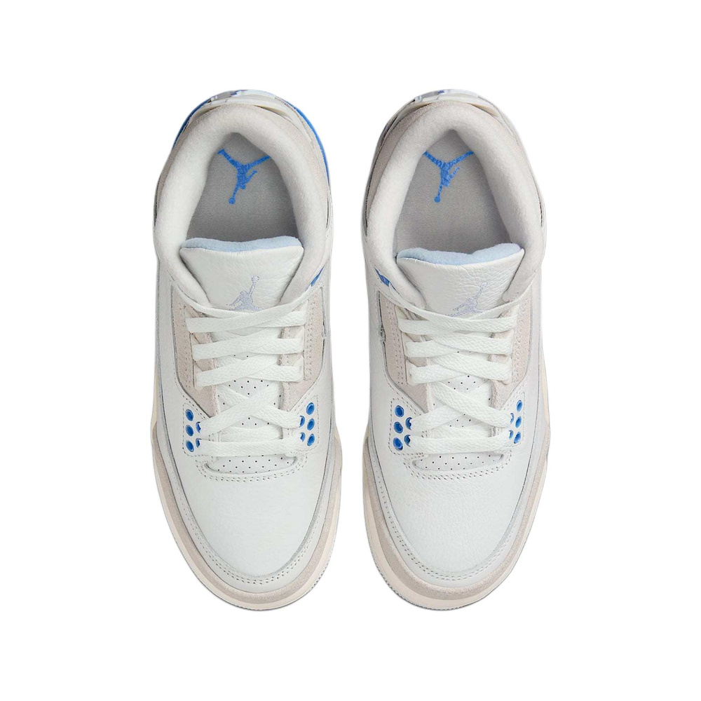 Air Jordan 3 'White / Sail / Phantom / Metallic Silver' Унисекс