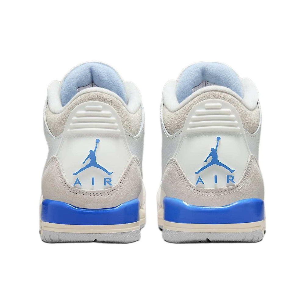 Air Jordan 3 'White / Sail / Phantom / Metallic Silver' Унисекс