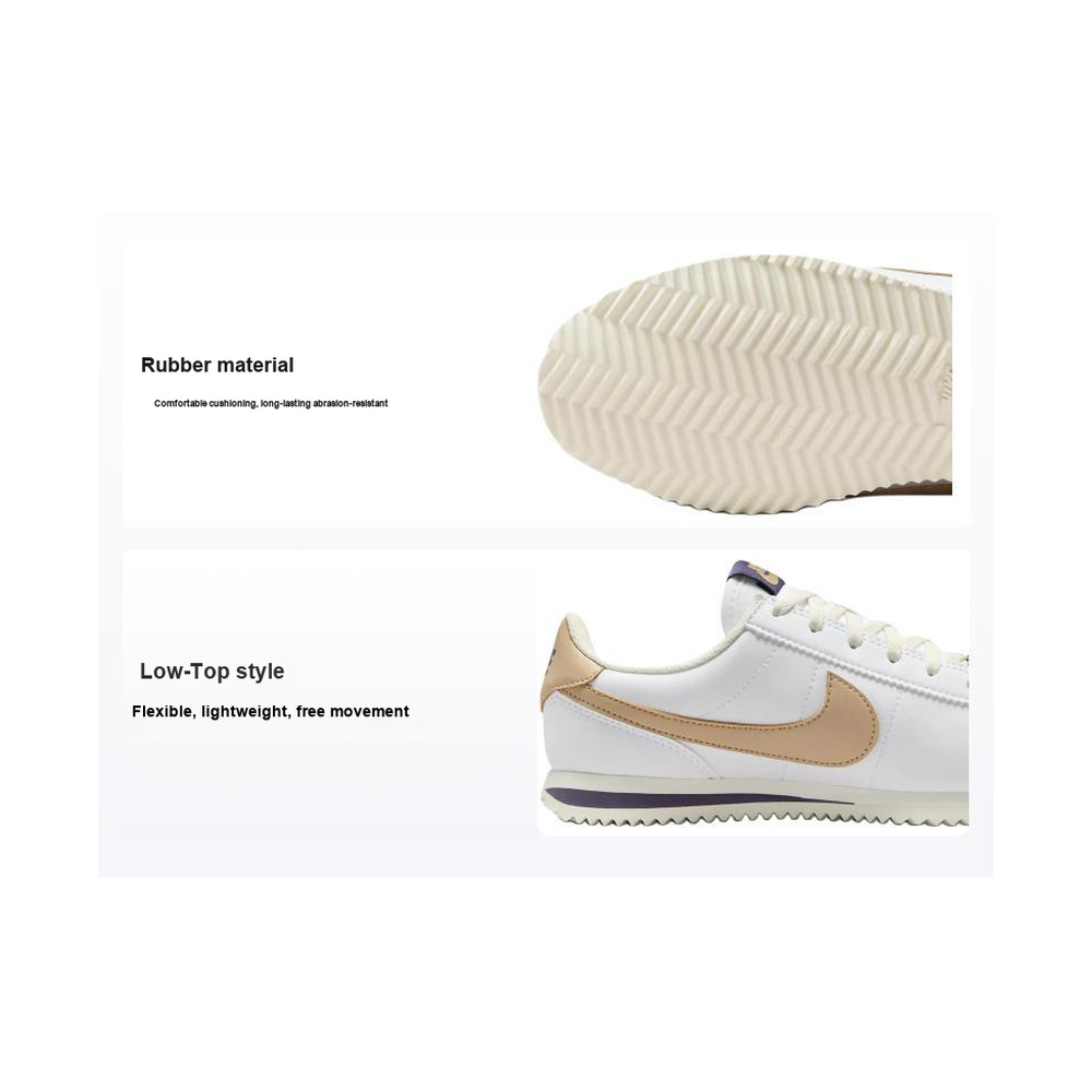 Nike Cortez 'Metallic Gold / University Red / Elemental Gold / Black' Унисекс