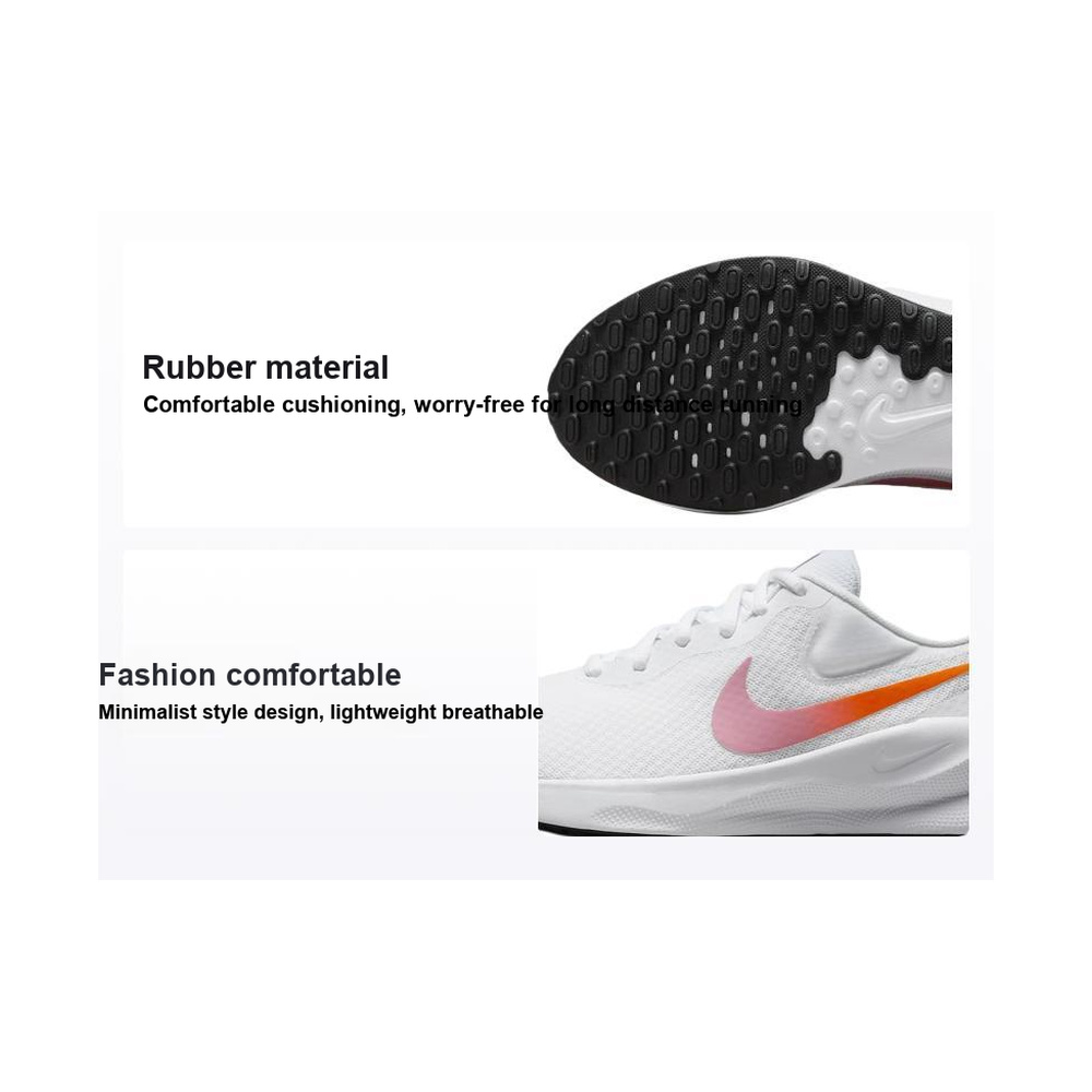 Nike Revolution 7 'White / Black / White' Женские