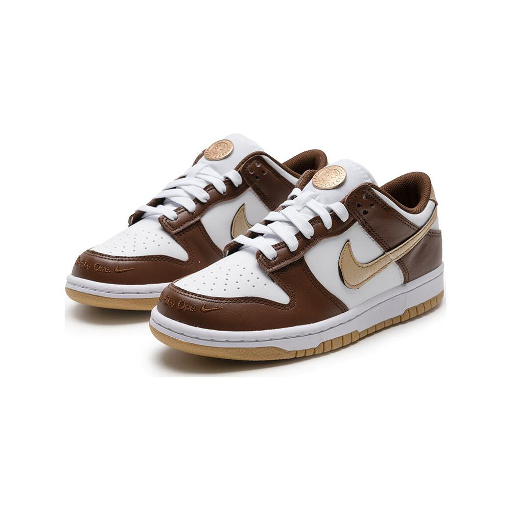 Nike Dunk Low 'Linen / Light Crimson / Light Orewood Brown / Black' Унисекс