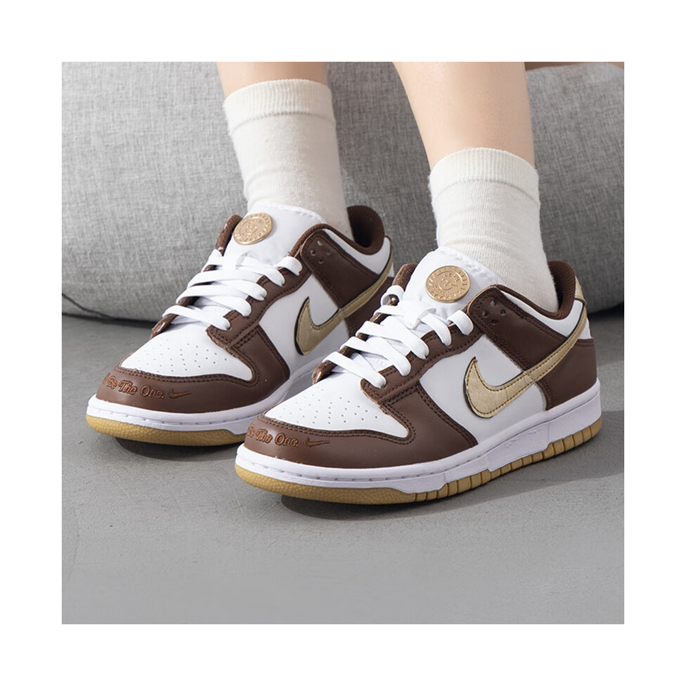 Nike Dunk Low 'Linen / Light Crimson / Light Orewood Brown / Black' Унисекс