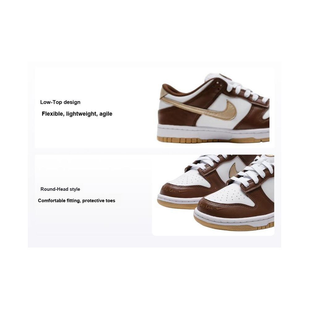 Nike Dunk Low 'Linen / Light Crimson / Light Orewood Brown / Black' Унисекс