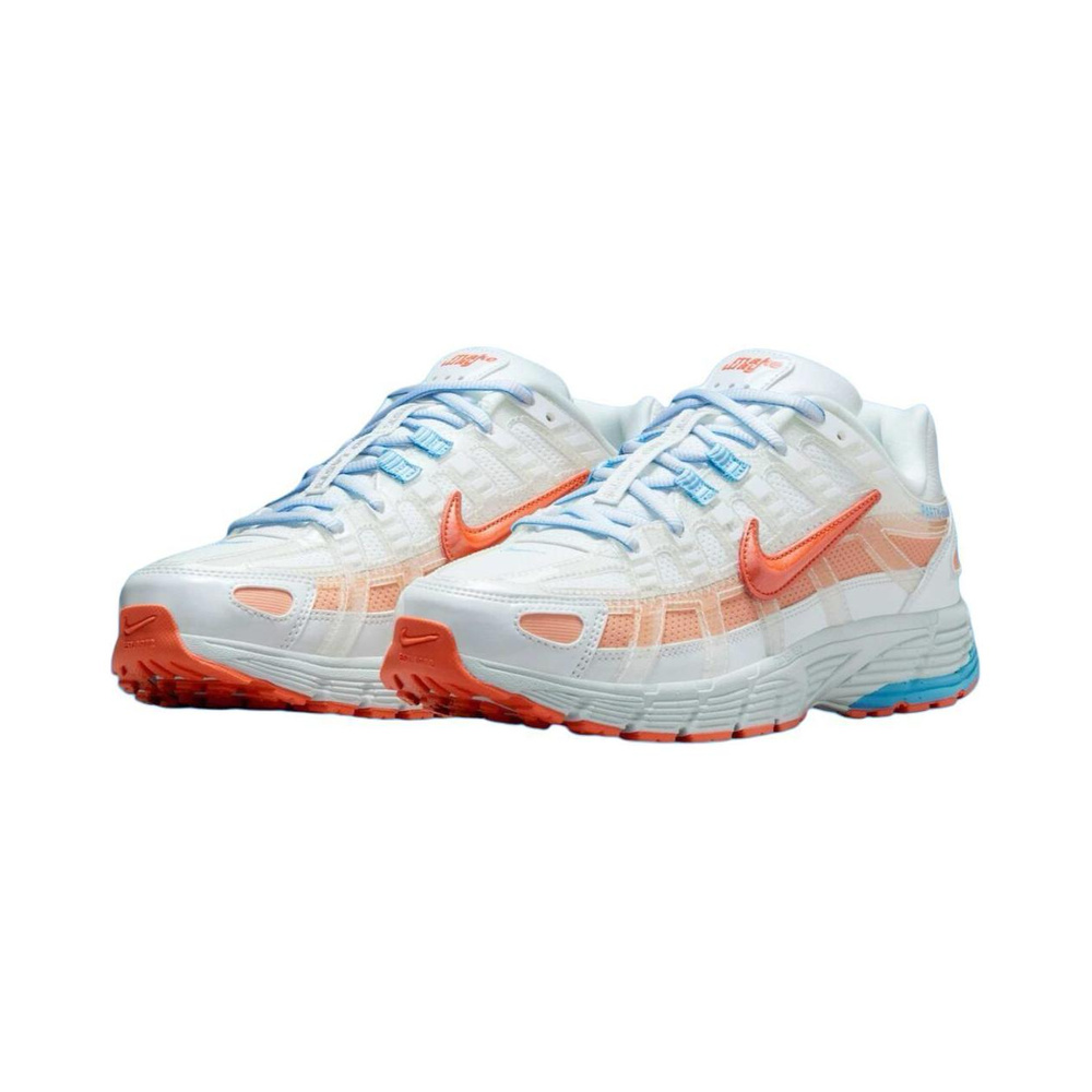 Nike P-6000 'White / Wolf Grey / Black / Metallic Silver' Мужские