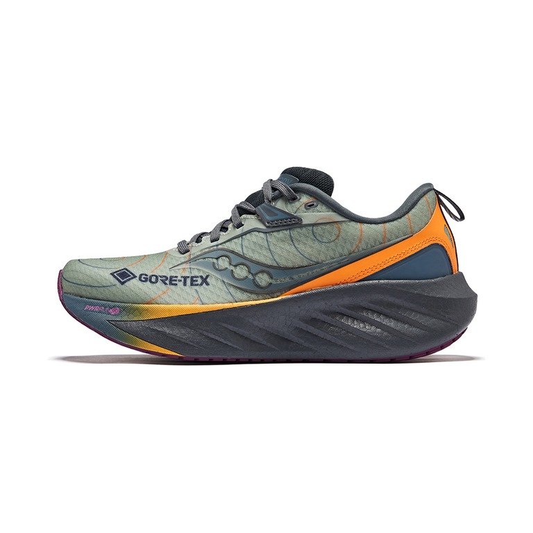 Saucony Triumph 'Green Grey Yellow' Женские
