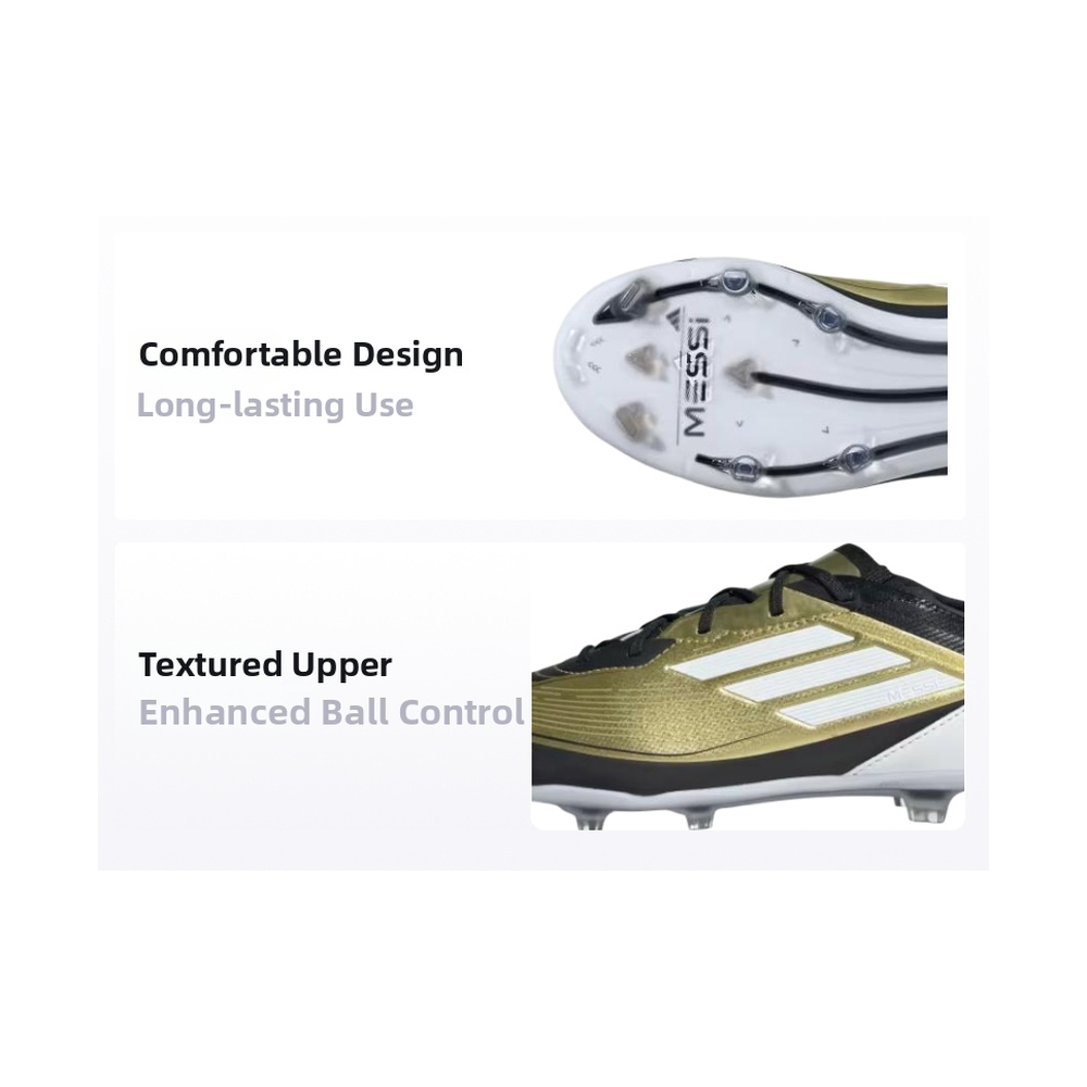 Adidas F50 'Gold / Cloud White / Core Black' Унисекс