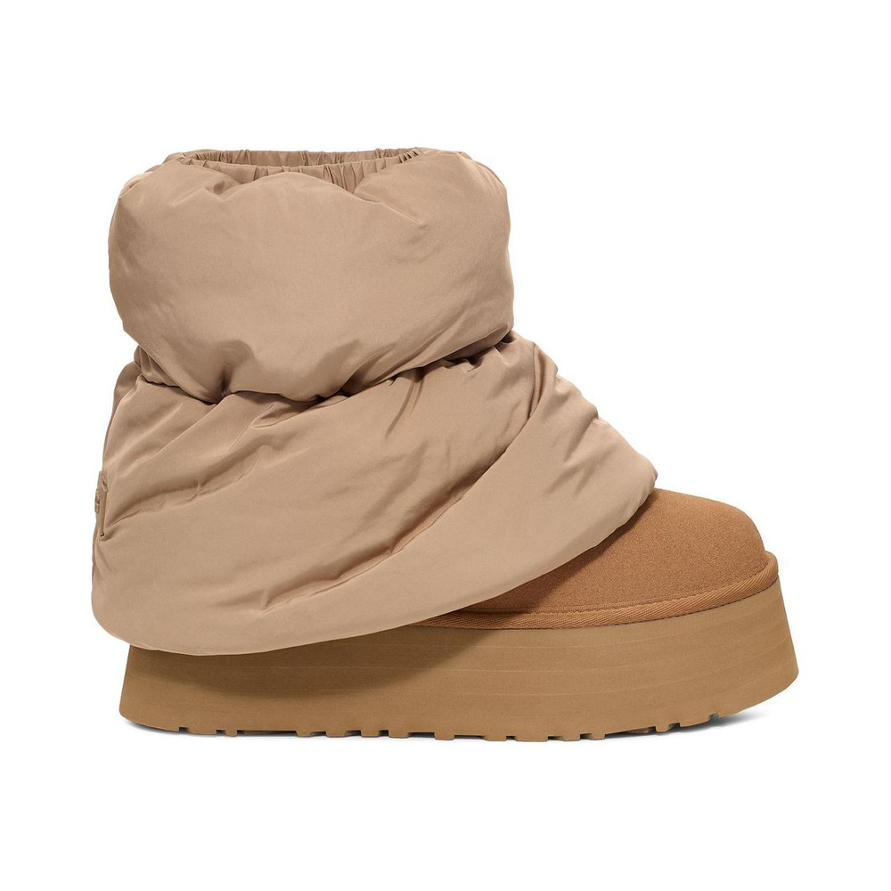 UGG Classic Mini 'Beige Grey / Chestnut' Женские