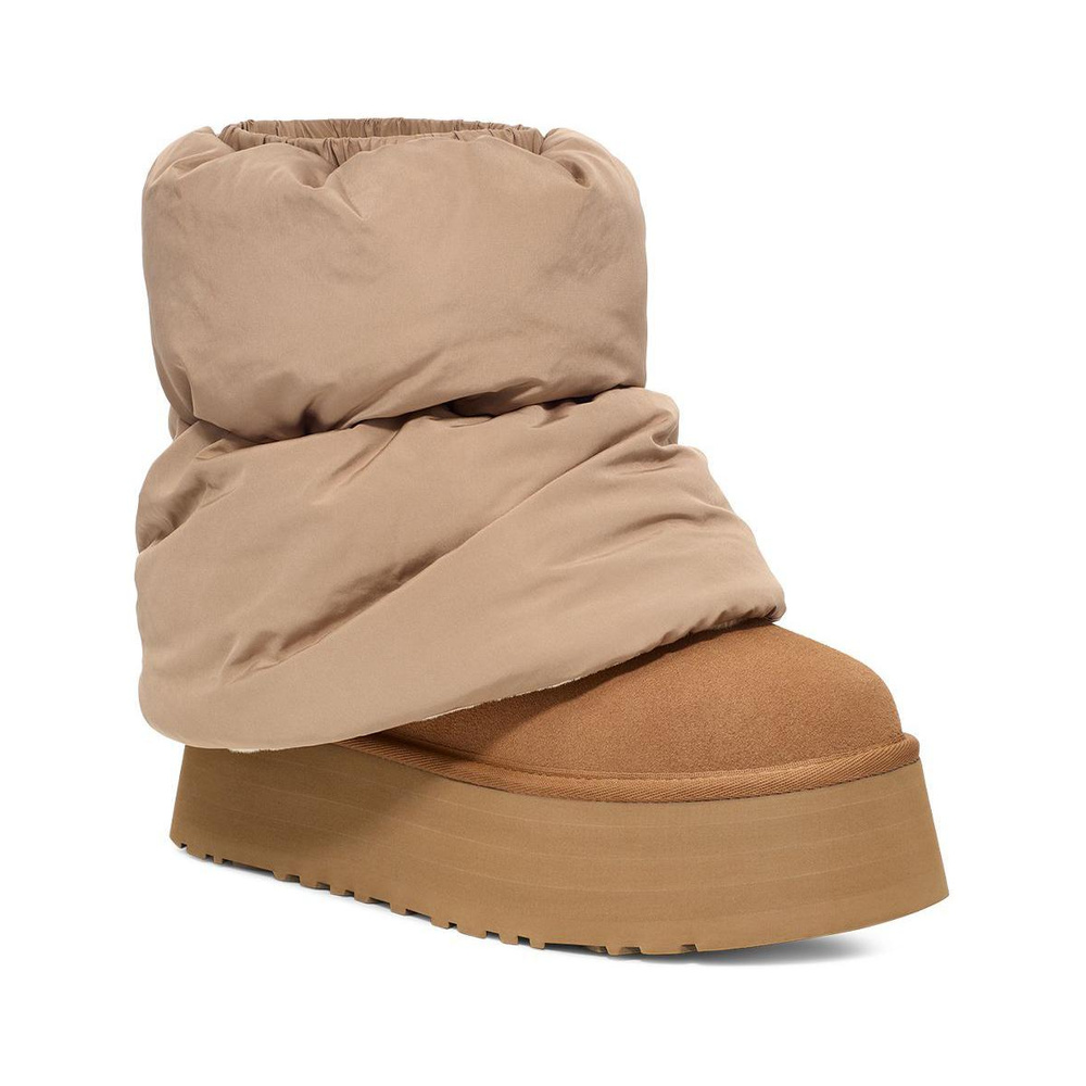 UGG Classic Mini 'Beige Grey / Chestnut' Женские