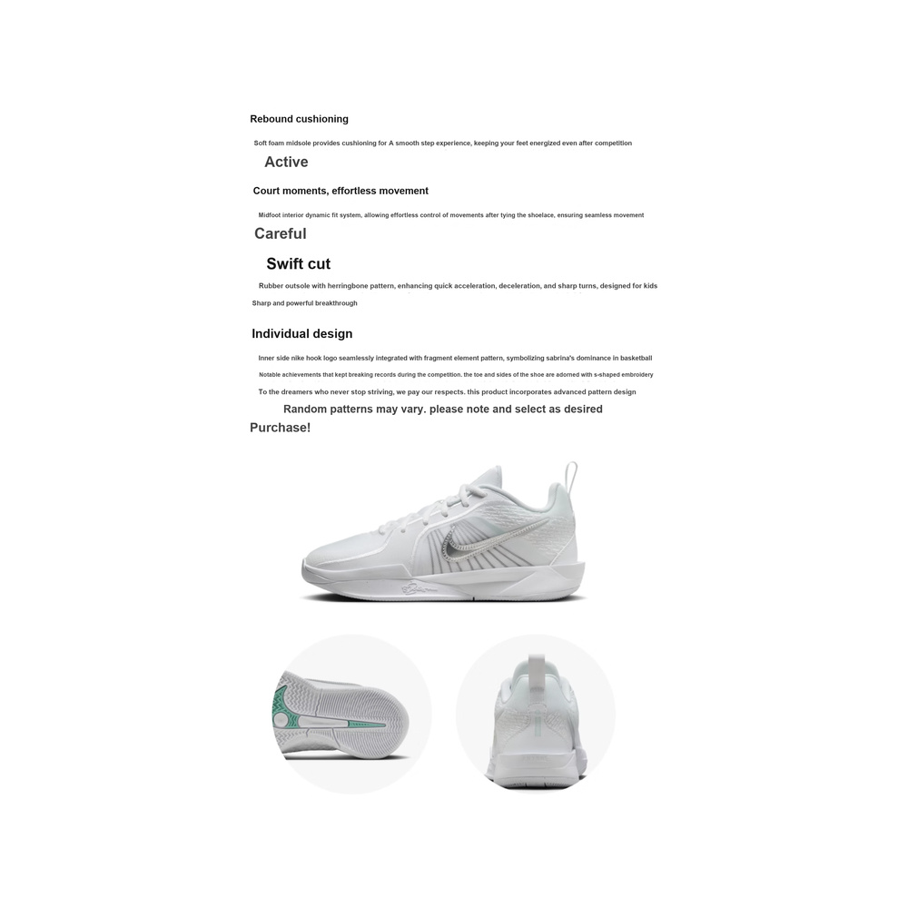 Nike Sabrina 2 'Black / Anthracite / Black' Унисекс