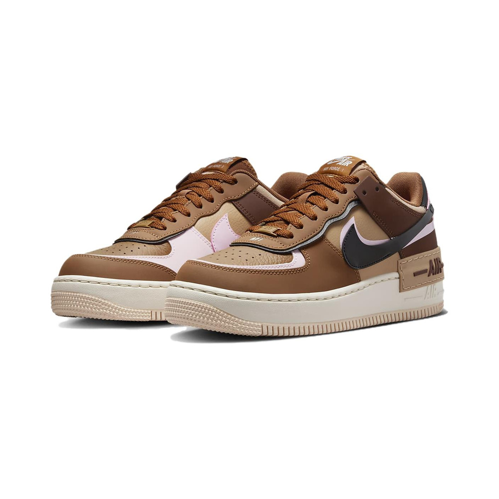 Nike Air Force 'Sail / Metallic Gold / Fauna Brown' Женские