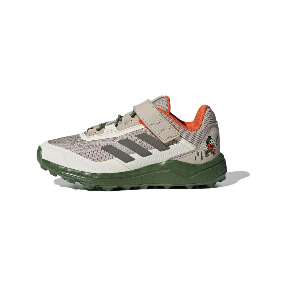 Grey Pink / Olive Green / Orange