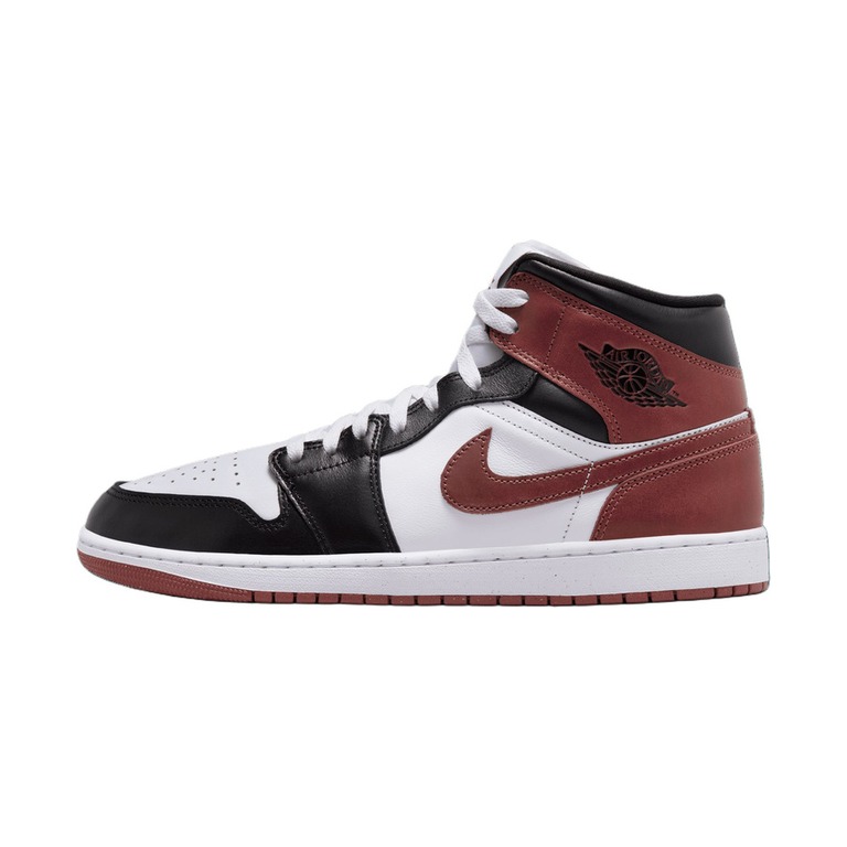 Air Jordan 1 Mid 'Summit White / Fierce Purple / Gorge Green' Мужские