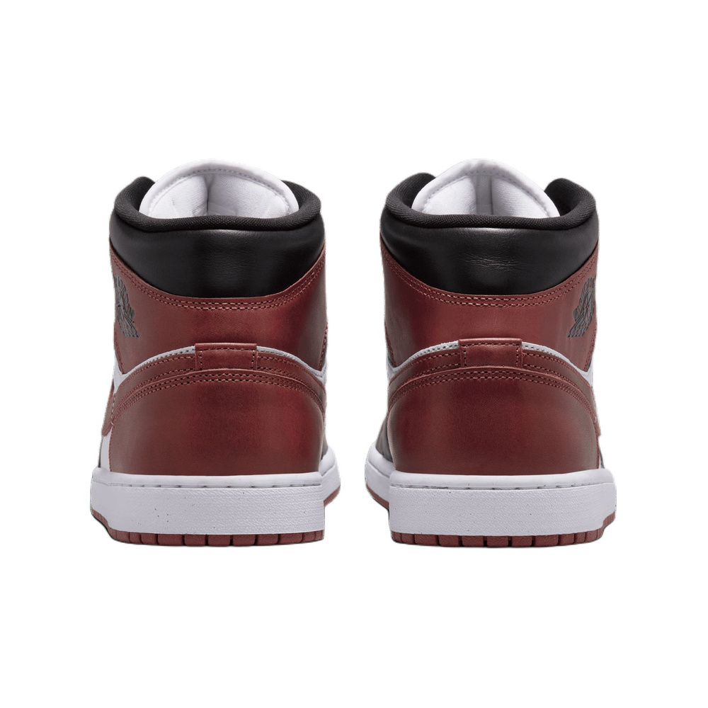 Air Jordan 1 Mid 'Summit White / Fierce Purple / Gorge Green' Мужские