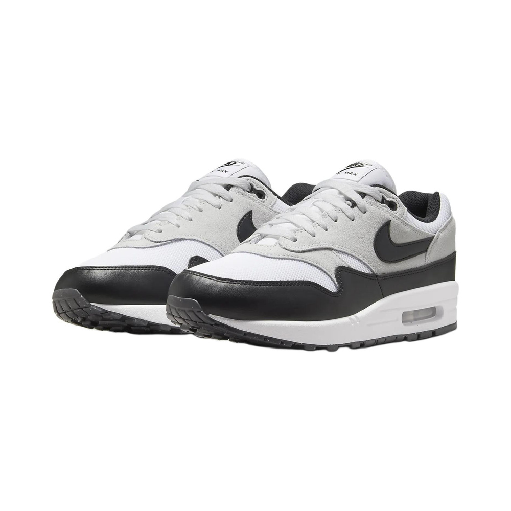 Nike Air Max 1 'Dark Smoke Grey / White / Football Grey / Aluminum' Мужские