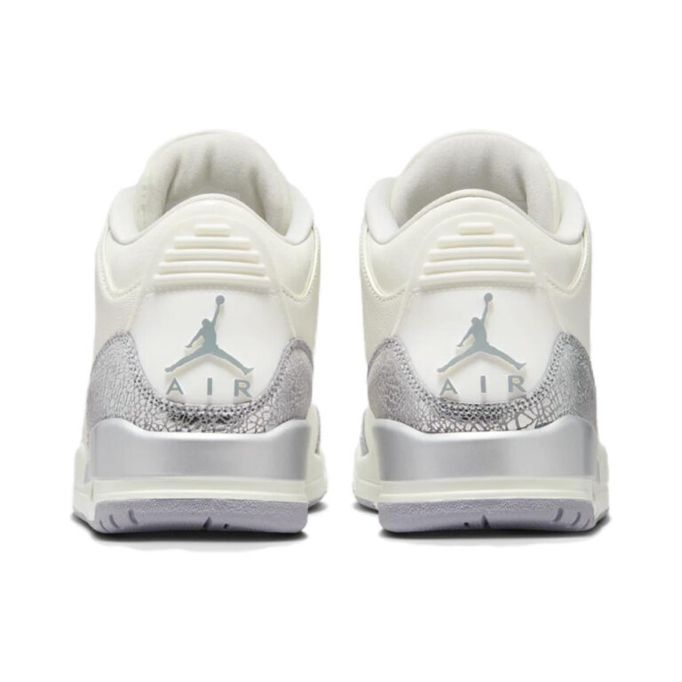 Air Jordan 3 'White / Work Blue / Wolf Grey' Женские