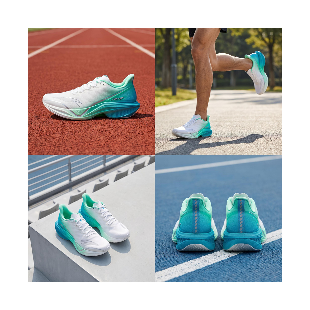 Hoka Mach 'White Green Blue' Мужские